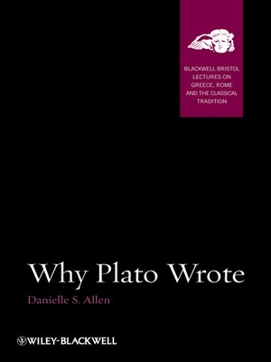 cover image of Why Plato Wrote